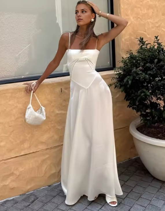 Elegant Long Prom Dress Fashion Vacation Dress Charming Evening Party Dress