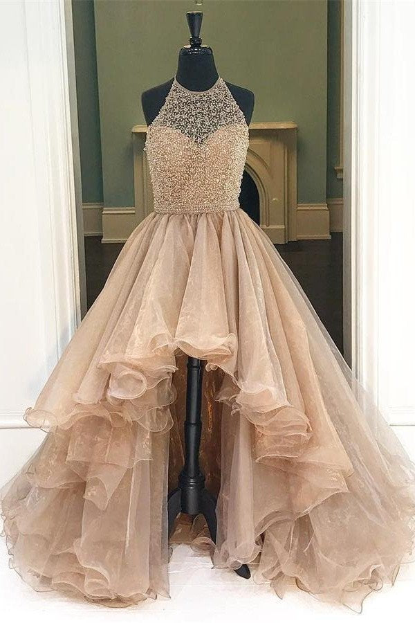 SSR0644,Halter Backless Modest Prom Dresses,Sparkly Prom Dresses,Prom Dresses,Princess Prom Dresses,Evening Dresses,Princess Prom Dresses,Party Dresses,Sweet 16 Dresses