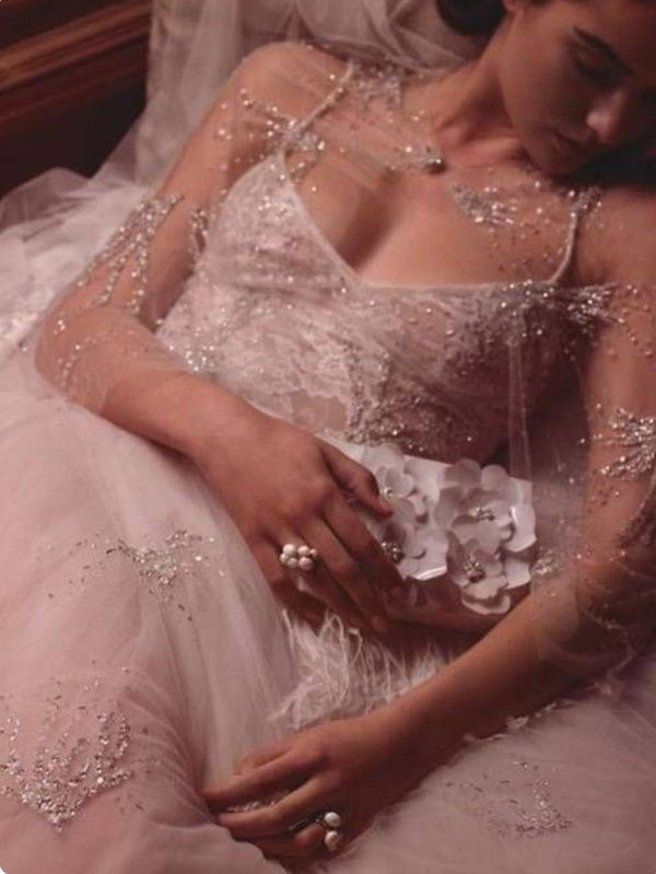 SSR1808, Spaghetti Straps Lace Tulle Homecoming Dress With Beaded Tulle Cloak