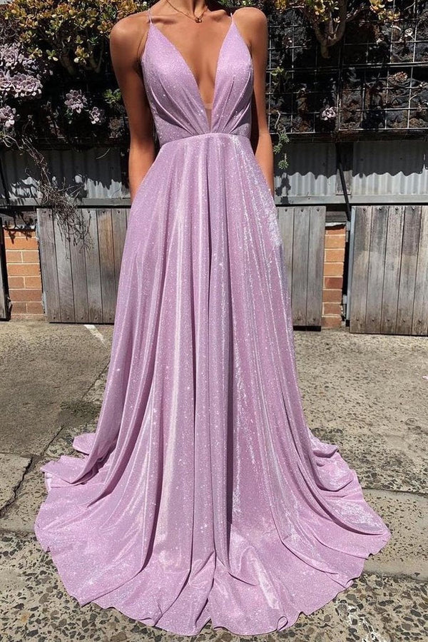 SSR0024,Purple halter sheath prom dress,v-neck sleeveless evening gown