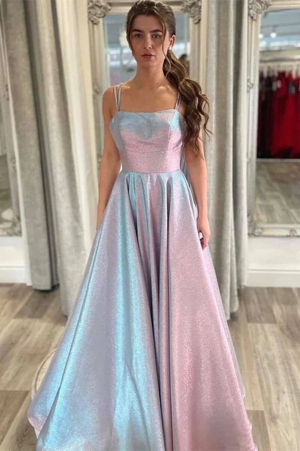 SSR1185,Glitter A-Line Prom Dresses,Evening Gown Long