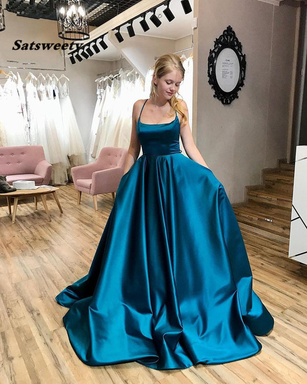 SSR0306,Halter A-Line Prom Dresses Long Evening Formal Dress