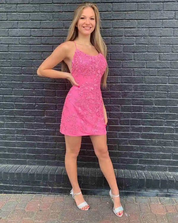 SSR1072,Charming applique short homecoming dresses beaded applique dress