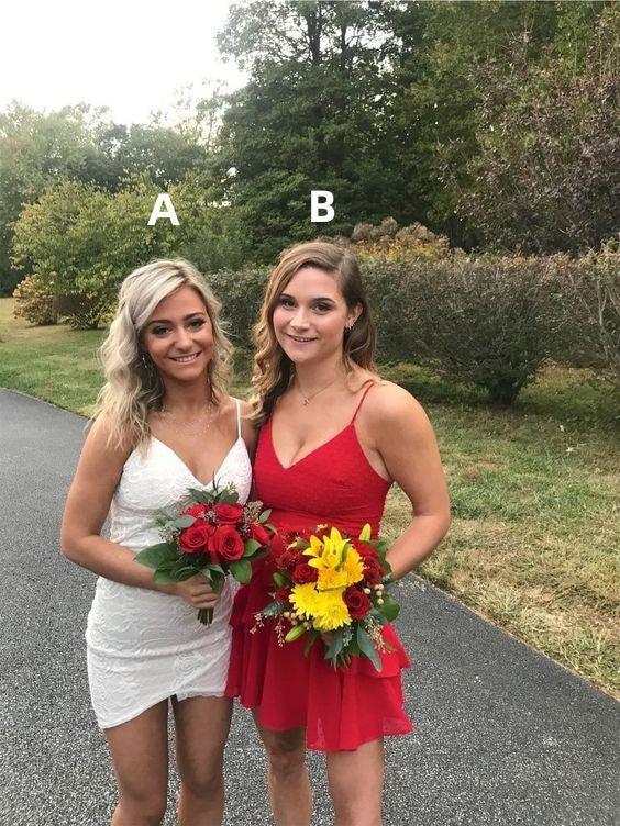 SSR1859,Spaghetti Straps Mini Homecoming Dresses, Party Dress