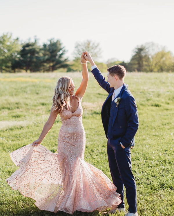 SSR0829,Pink trumpet long prom dresses mermaid lace tulle prom evening dress