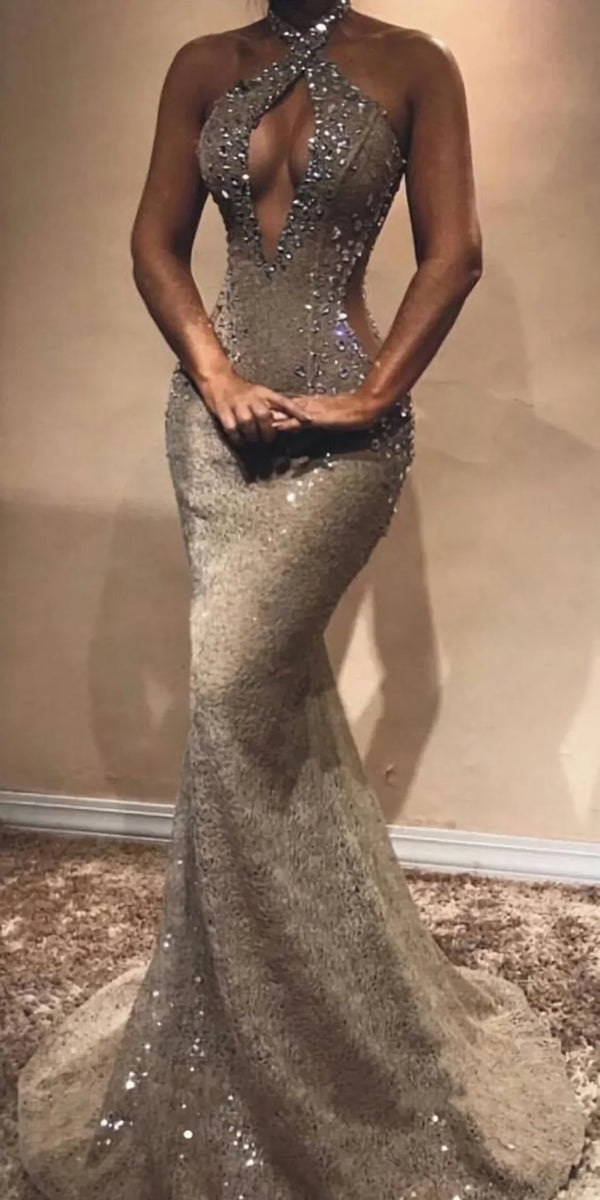 SSR1736,New Arrival Lace Mermaid Modest Long Prom Dresses, Elegant Gorgeous Evening Dress