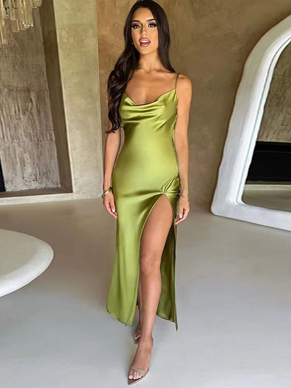 Sexy Dress Women Bodycon Long Summer Dress Mermaid Elegant NightClub Simple Party Dresses