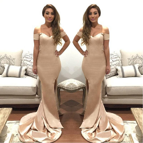 SSR0066,Off the shoulder mermaid long prom dresses