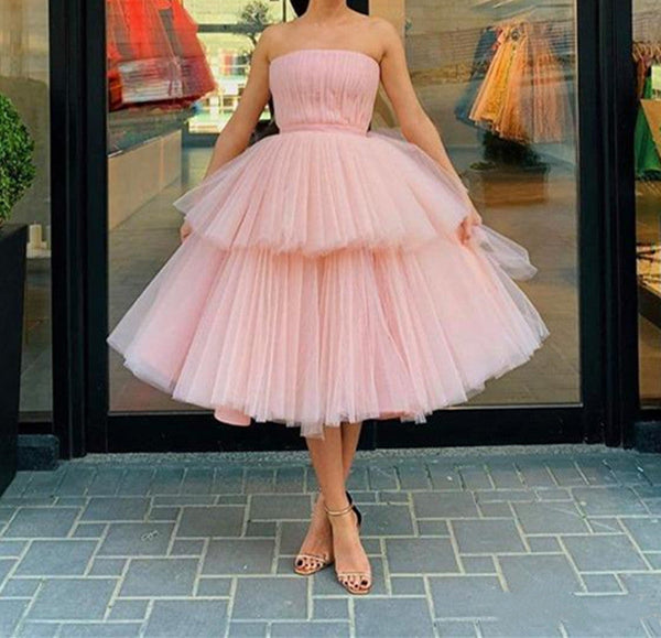 SSR1192,Cocktail Party Dresses Pink Tulle Sweet 16 Ball Gown Short Homecoming Dresses Robes De Cheap Prom Dresses Evening Gowns